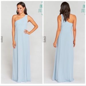 SHOW ME YOUR MUMU — ELIZA 1 SHOULDER STEEL BLUE